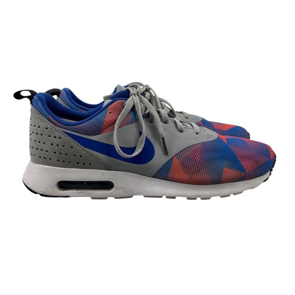 Nike Mens 9.5 Air Max Tavas Essential Shoe Grey Blue Hot Lava Sneaker 742781-014 - Picture 1 of 13